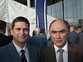 Dr. Christoph Bergner (rechts) und Ortsbeauftragter Sven Sondershausen (links)